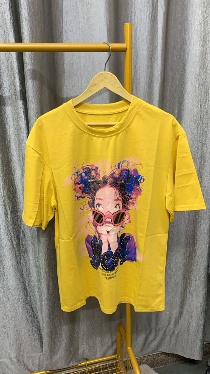 Colorful Hair Baby Printed T-Shirt FC2416