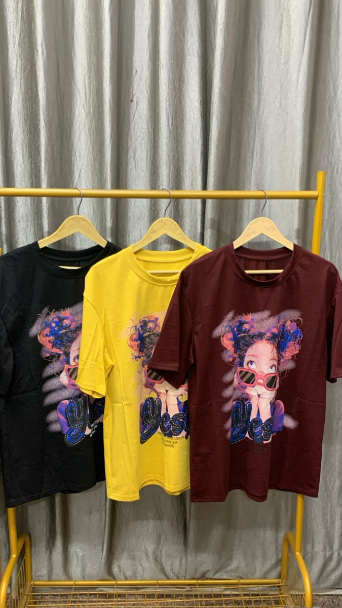 Colorful Hair Baby Printed T-Shirt FC2416