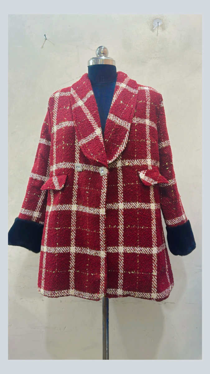 Crystal Button Blazer FC1715