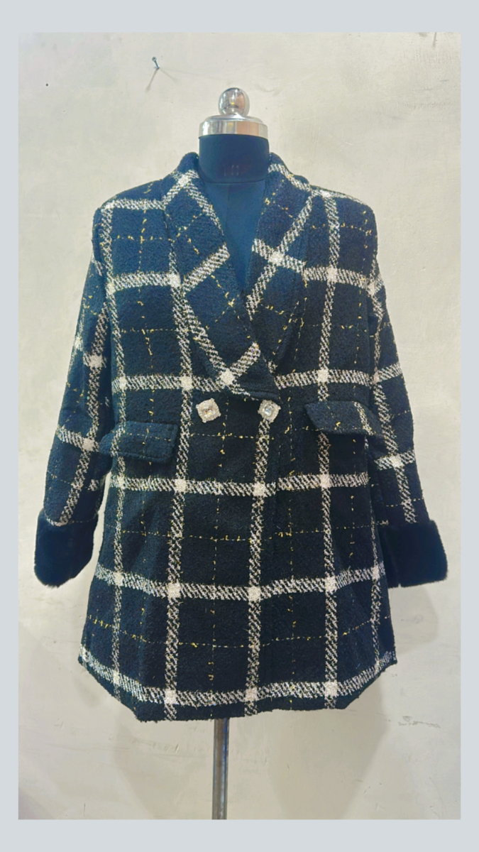 Crystal Button Blazer FC1715