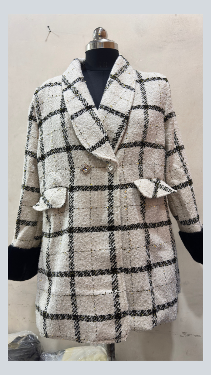 Crystal Button Blazer FC1715