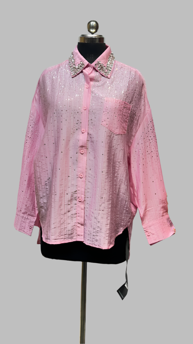 Crystal Embellish Shirt