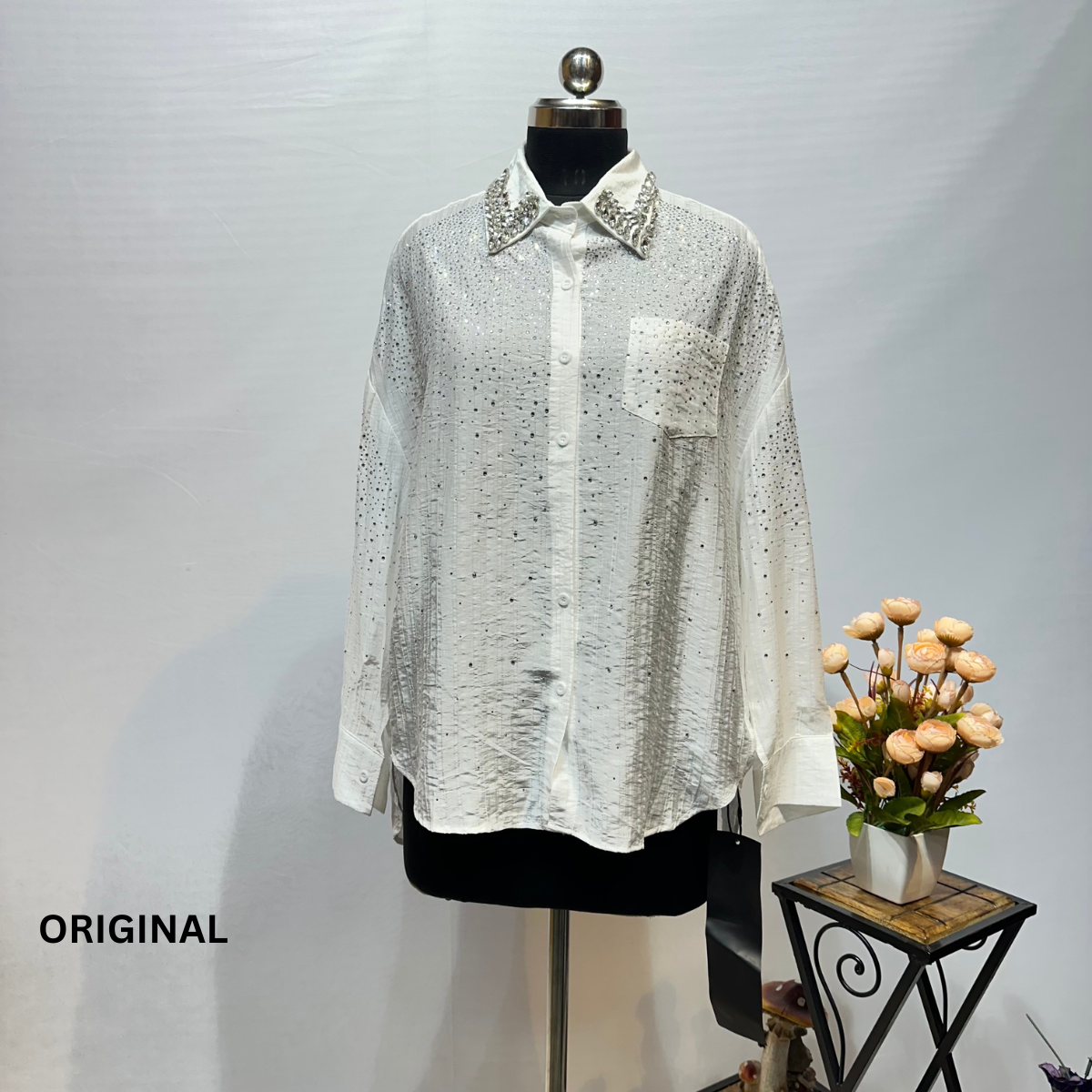 Crystal Embellish Shirt