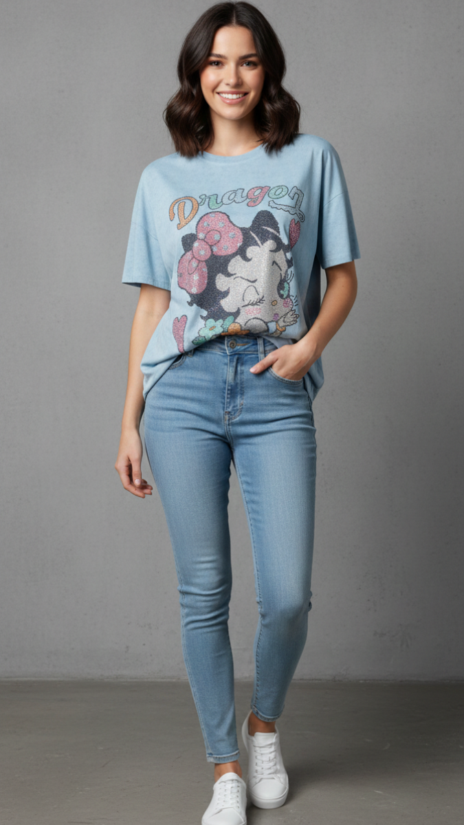 Cute Shining T- Shirt FC2168