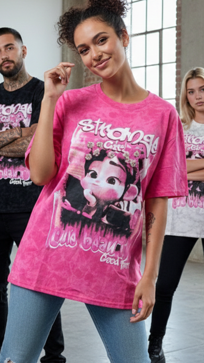 Cute Baby Girl Printed T shirtFC2166