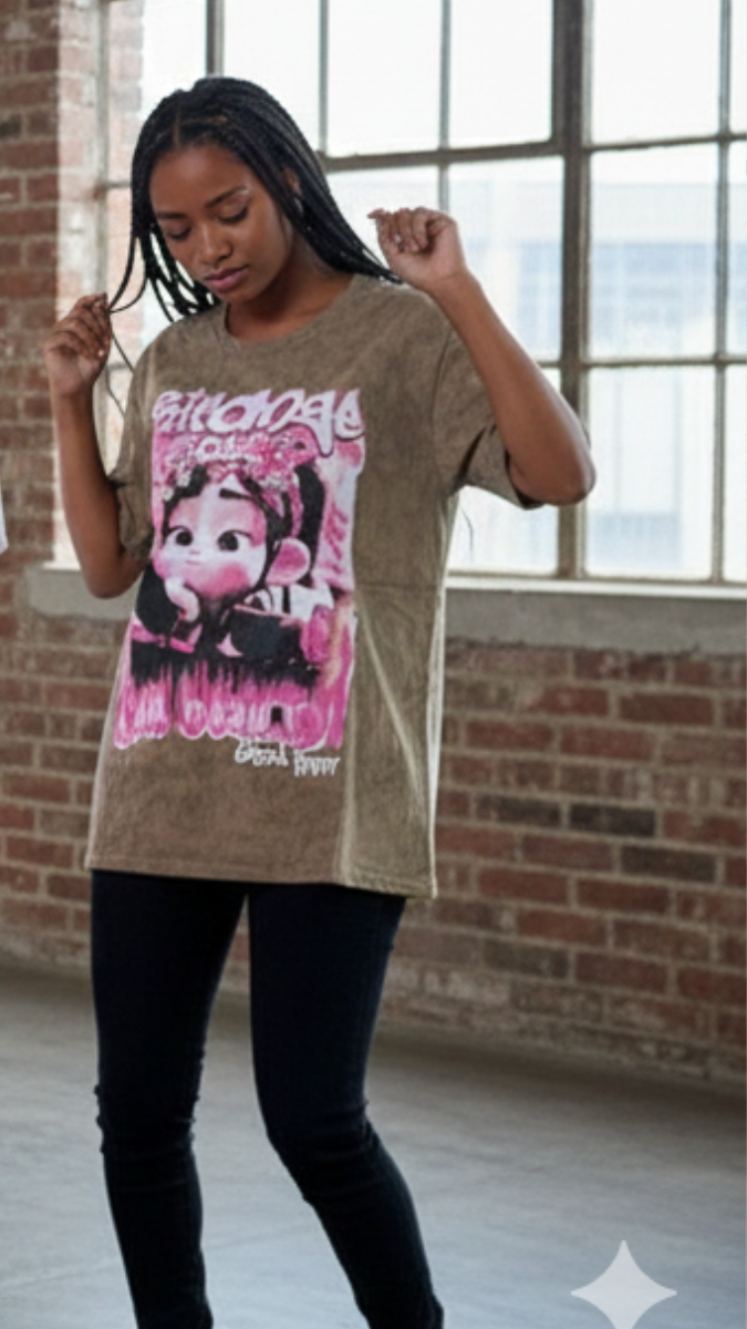 Cute Baby Girl Printed T shirtFC2166