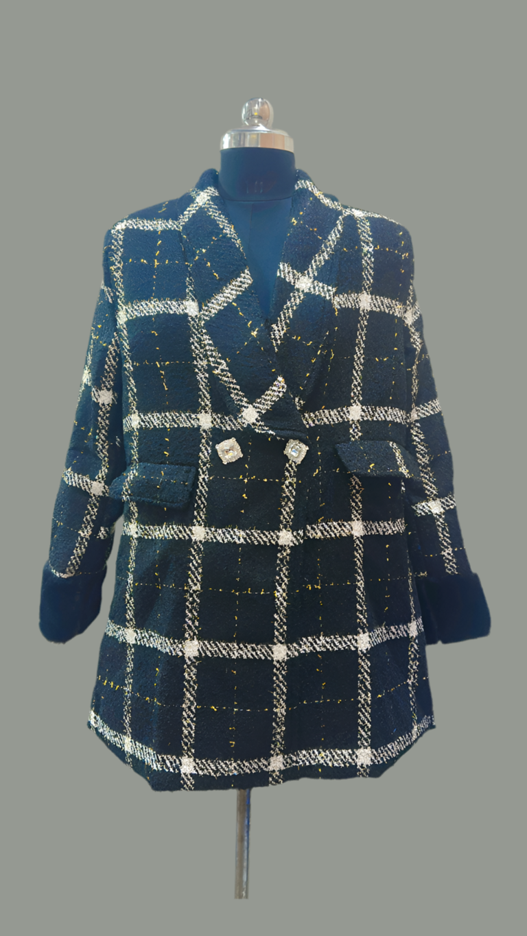 Crystal Button Blazer FC1715