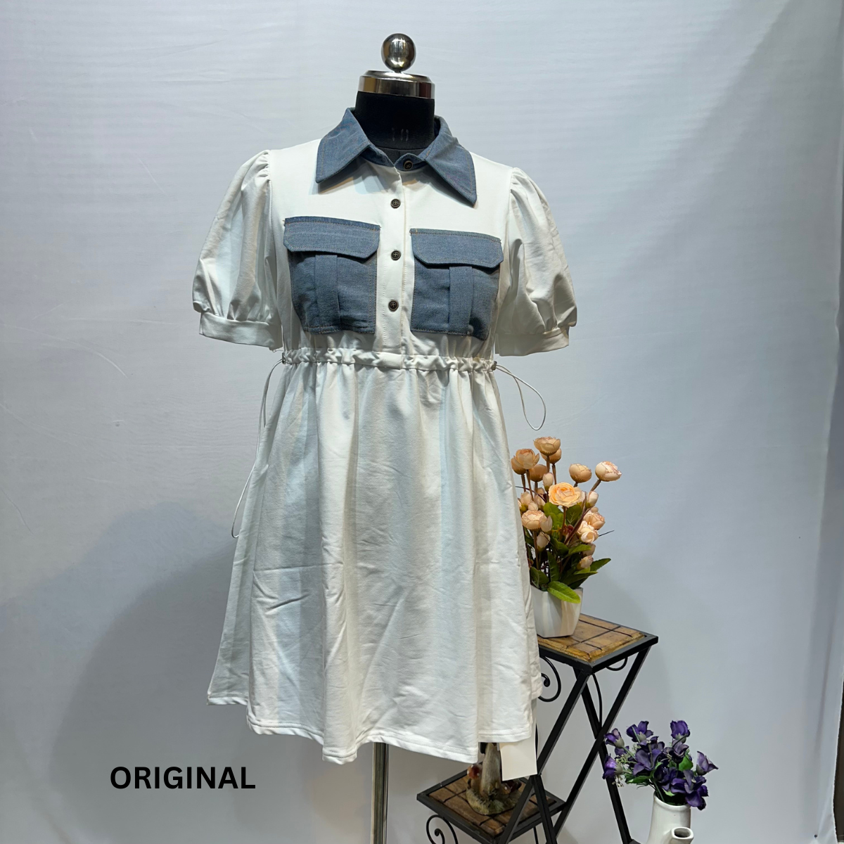 Denim Pocket Dress