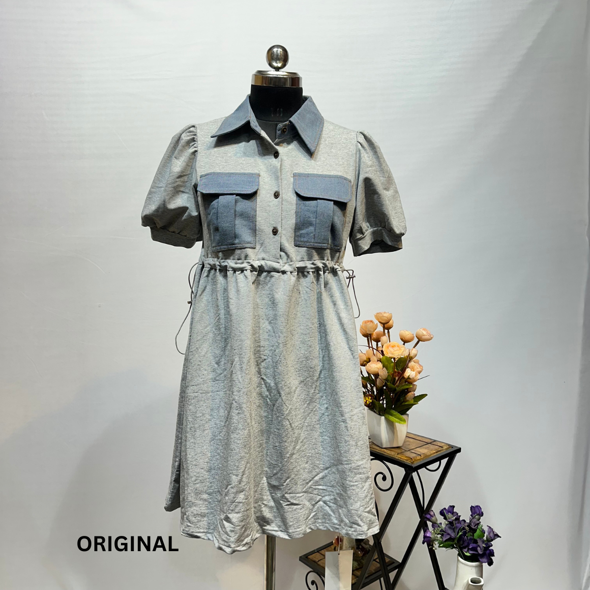 Denim Pocket Dress