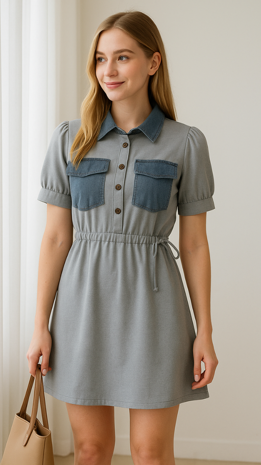 FC Denim Pocket Dress