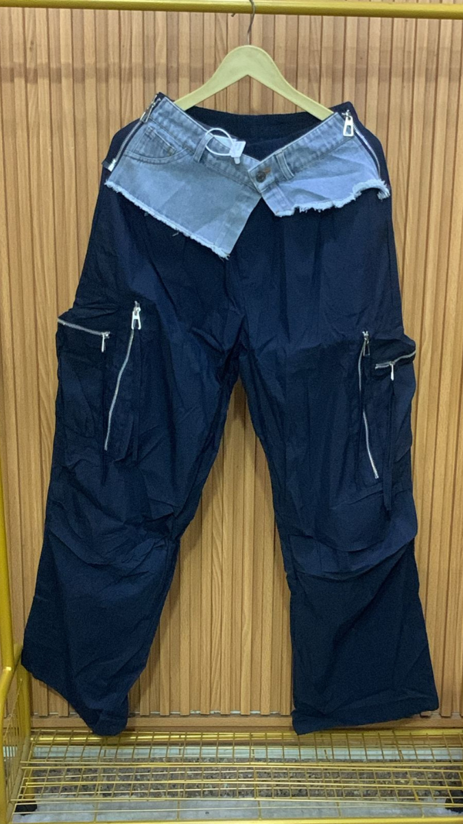 Denim Pocket Loose Bottom FC1946