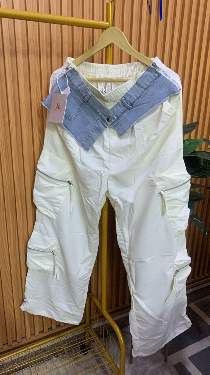 Denim Pocket Loose Bottom FC1946