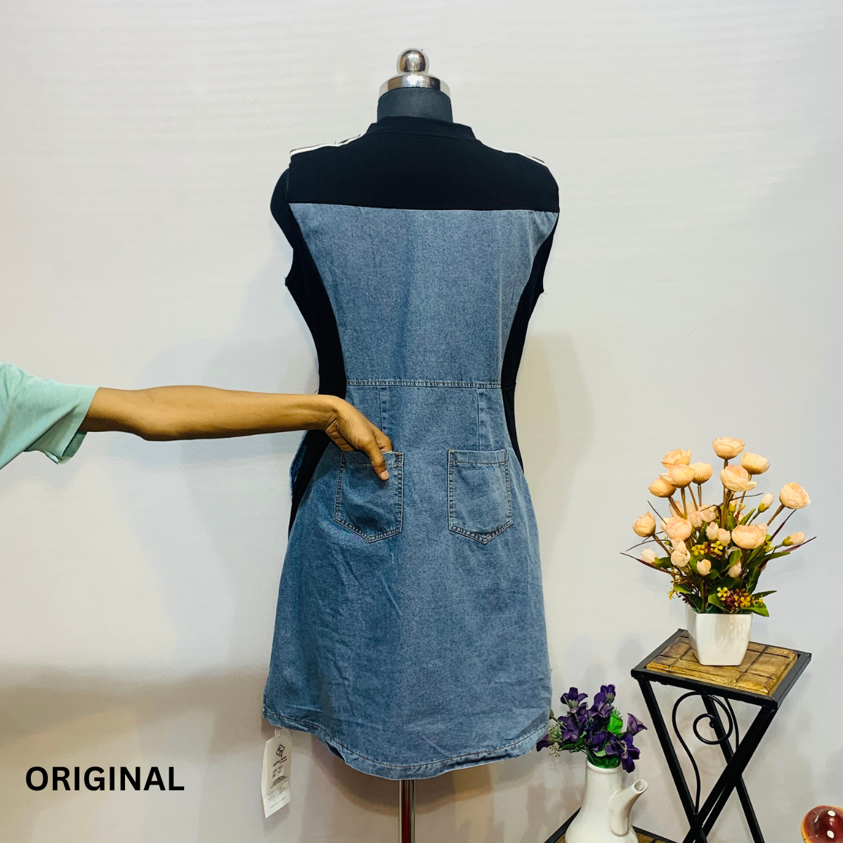 Denim Sleeveless Dress