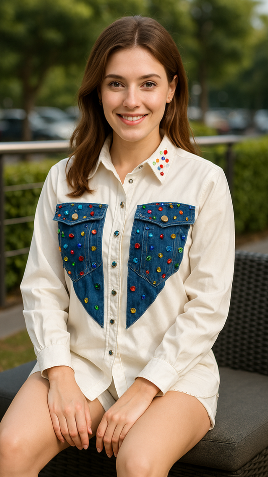 FC Denim Heart Shirt