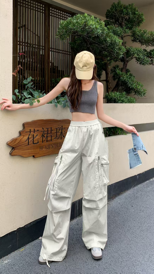 Denim Pocket Loose Bottom FC1946