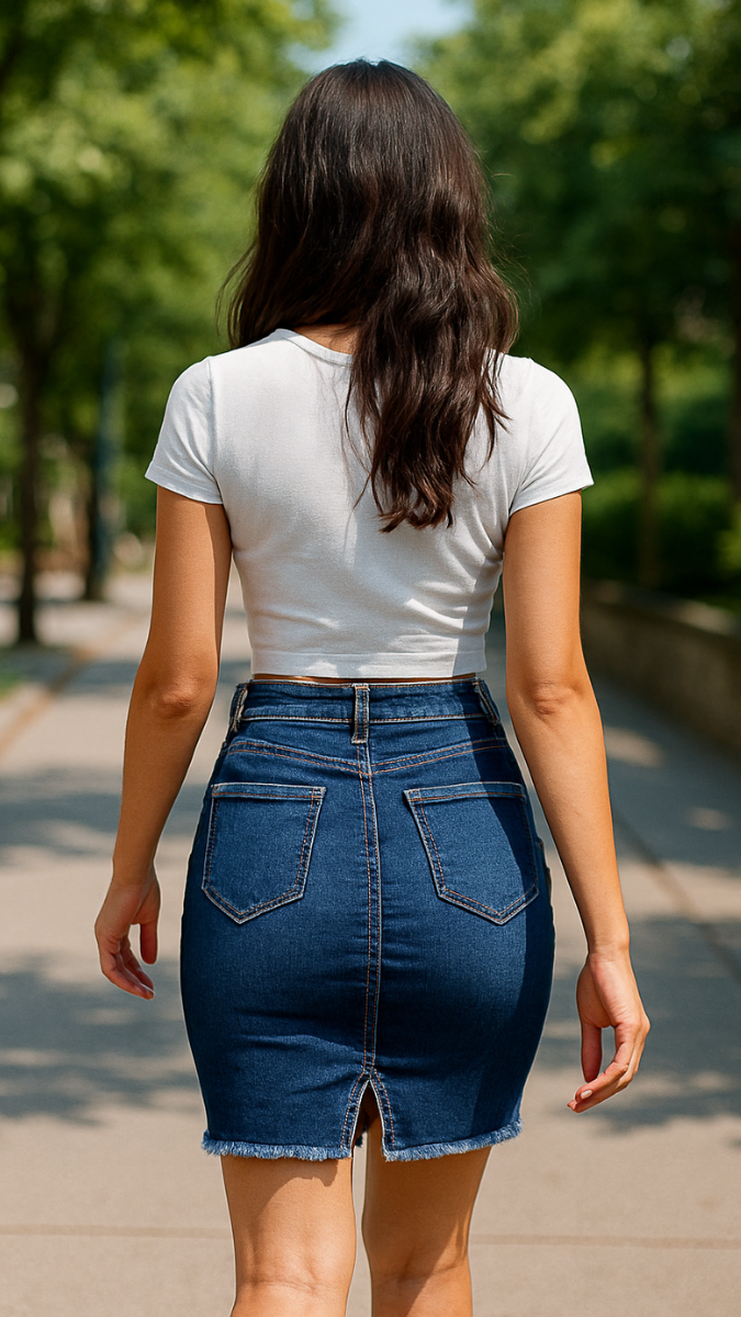 Denim Skirt FC1089