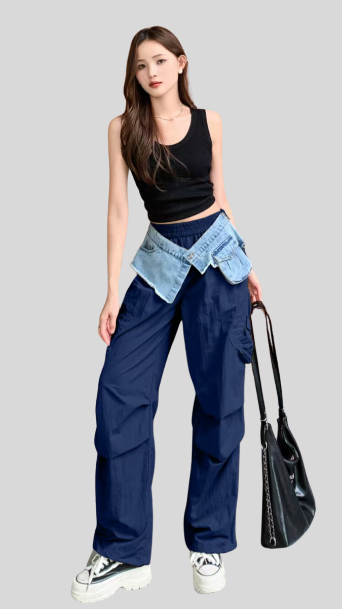 Denim Waist Line Bottom FC1945