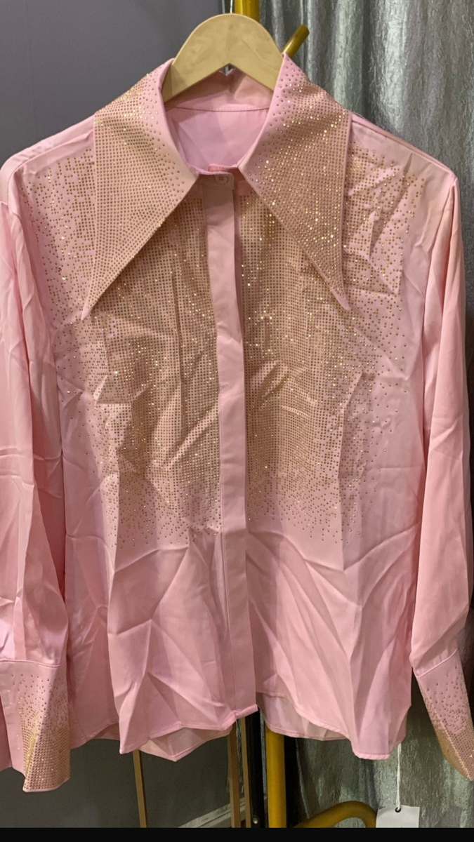 Designer Front With Pointed Collar Shirt FC2204