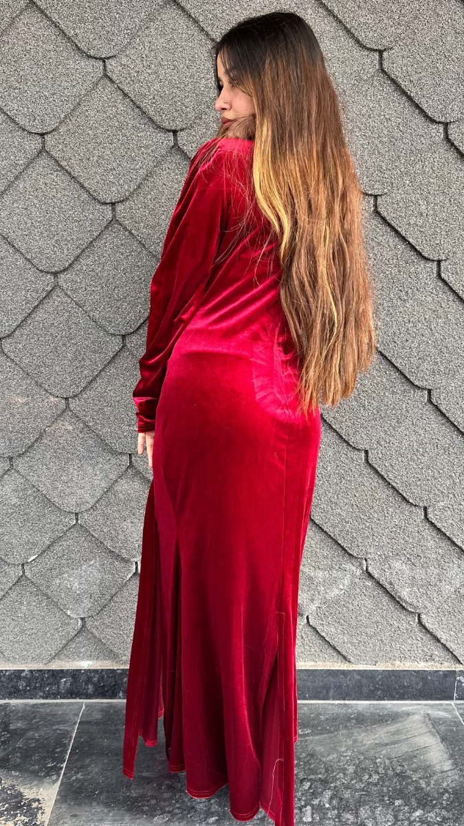 Designer Neckline And Waist Bodycon Dress FC2121