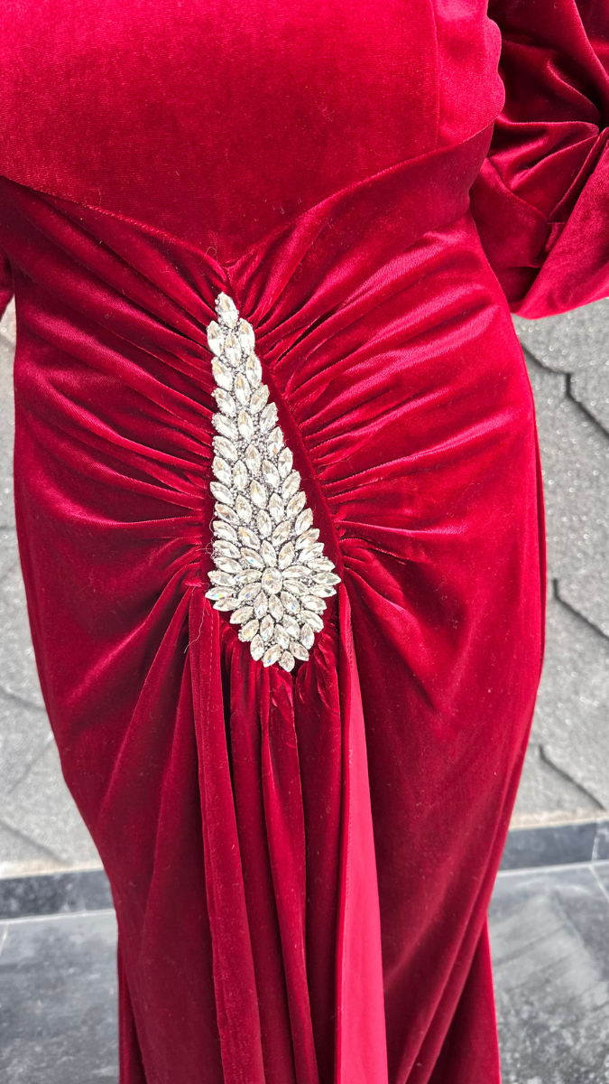 Designer Neckline And Waist Bodycon Dress FC2121