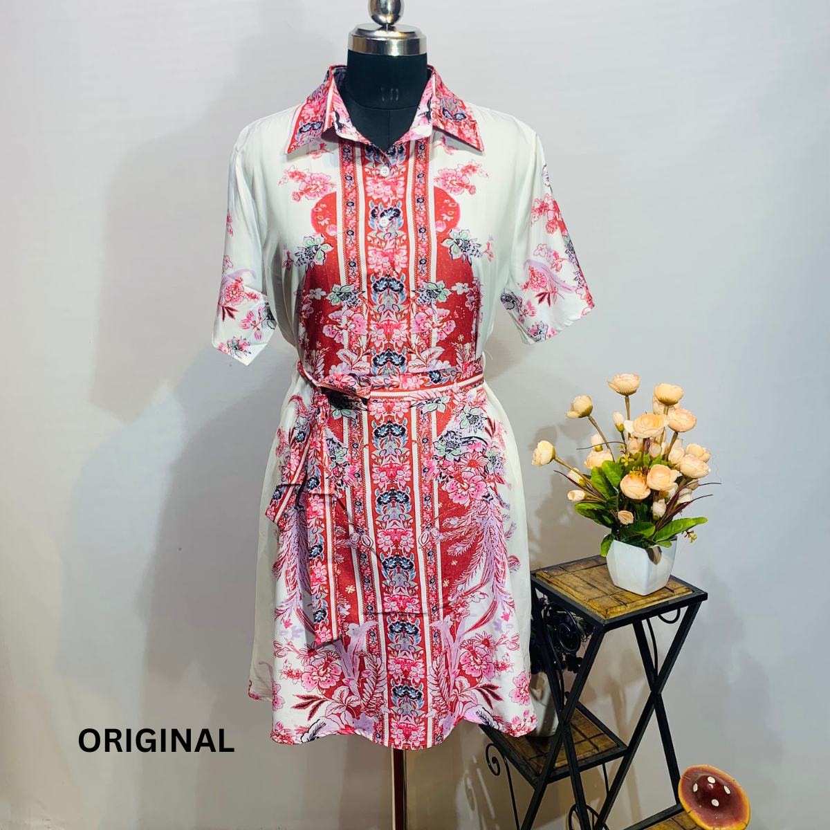 Dress with Adjustable Belt FC1023