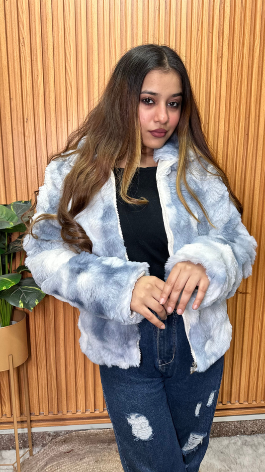 Dual Color Fur Jacket FC2131