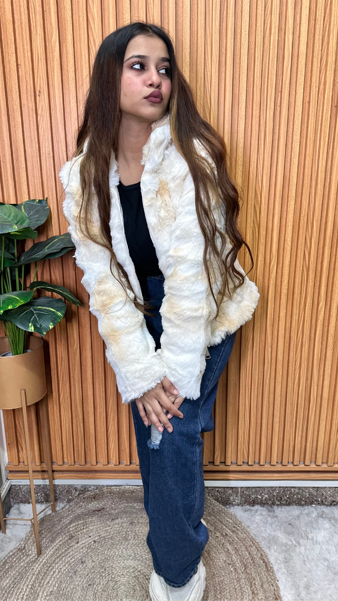 Dual Color Fur Jacket FC2131