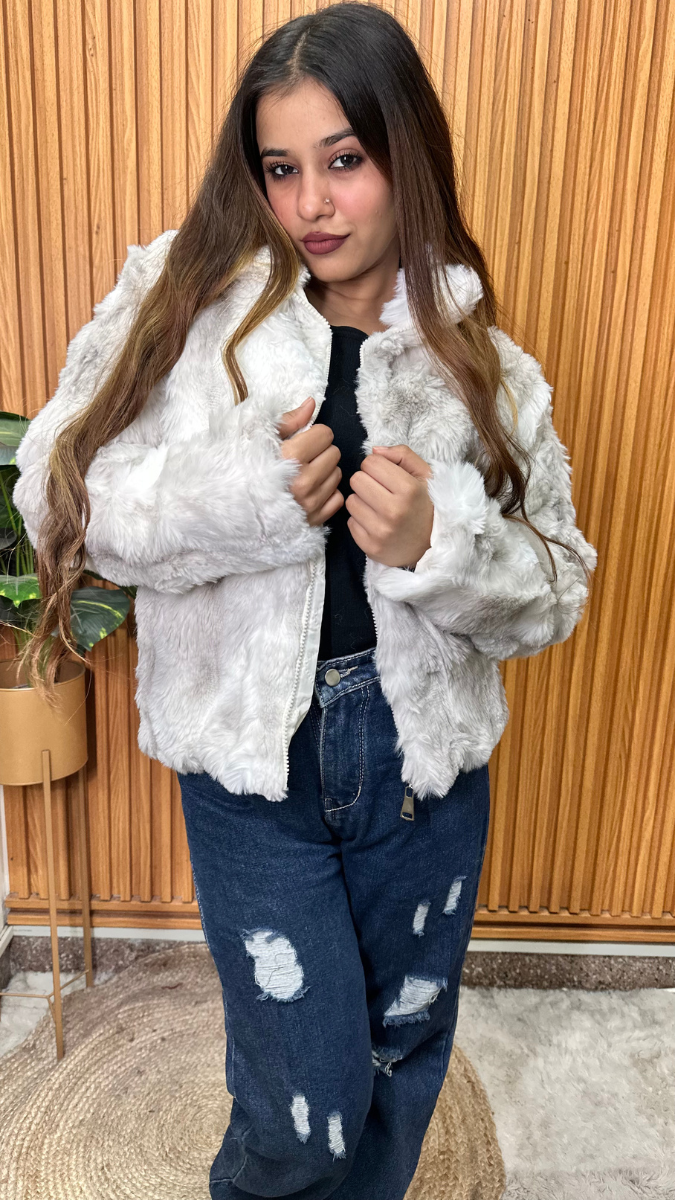 Dual Color Fur Jacket FC2131