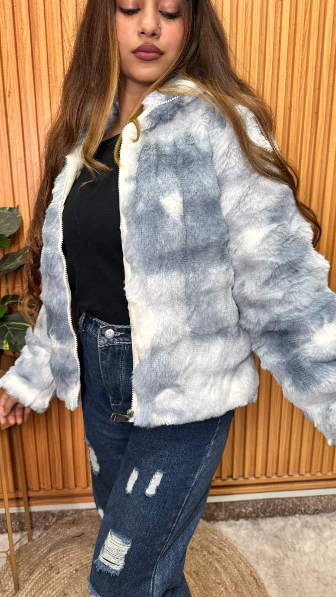Dual Color Fur Jacket FC2131