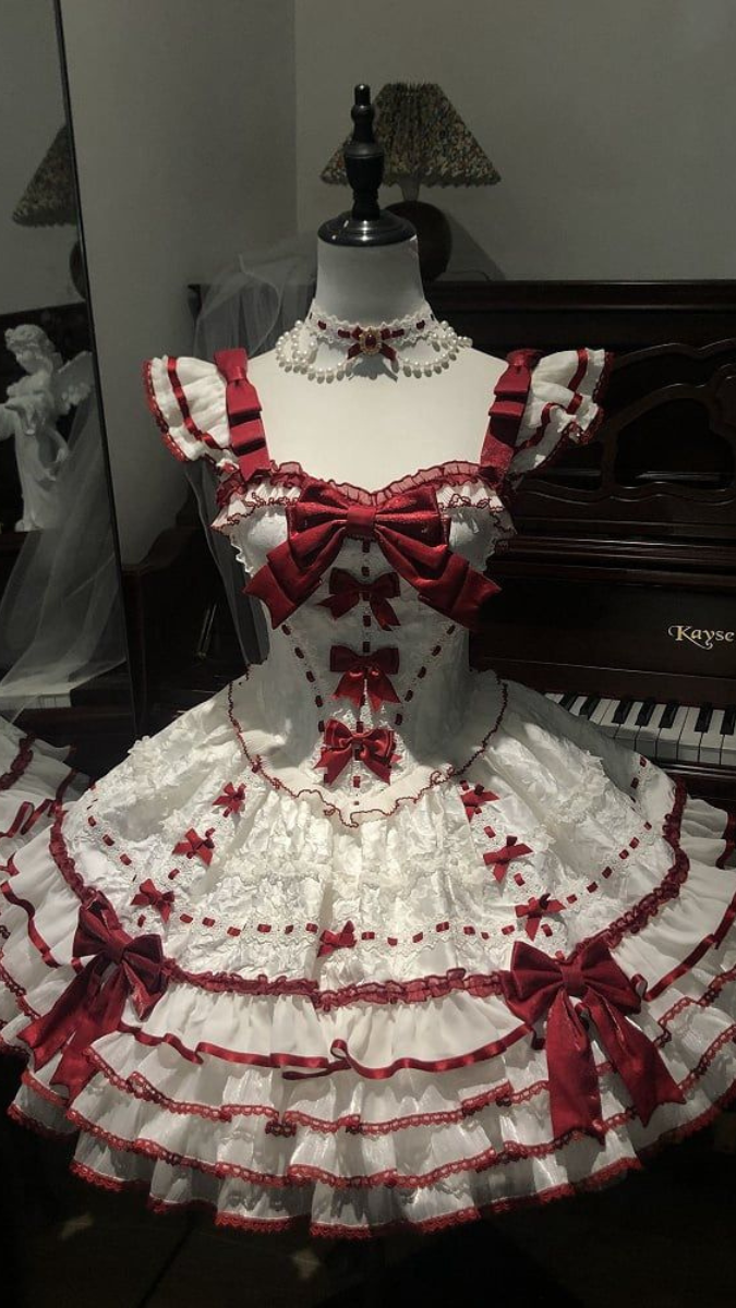 Dual Color Princess Dress With Bow FC2528