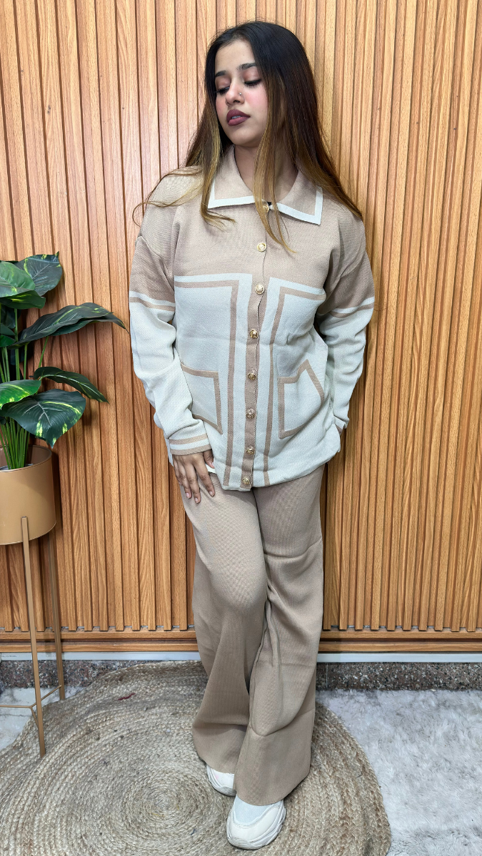 Dual Color Top And Pant Coord Set FC2113