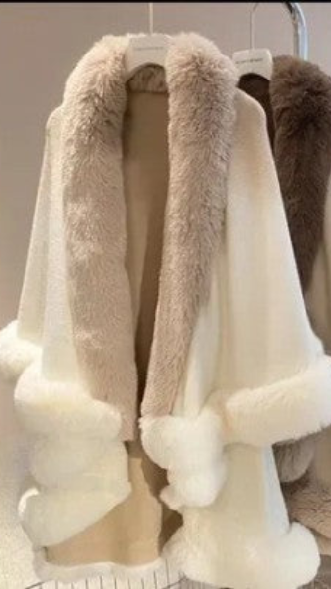 Dual Fur Winter Shrug FC1649