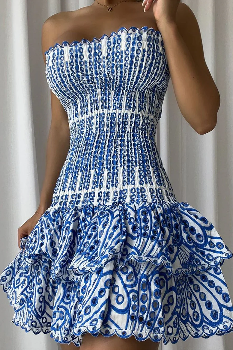 FC Strapless Fold Midi Dress