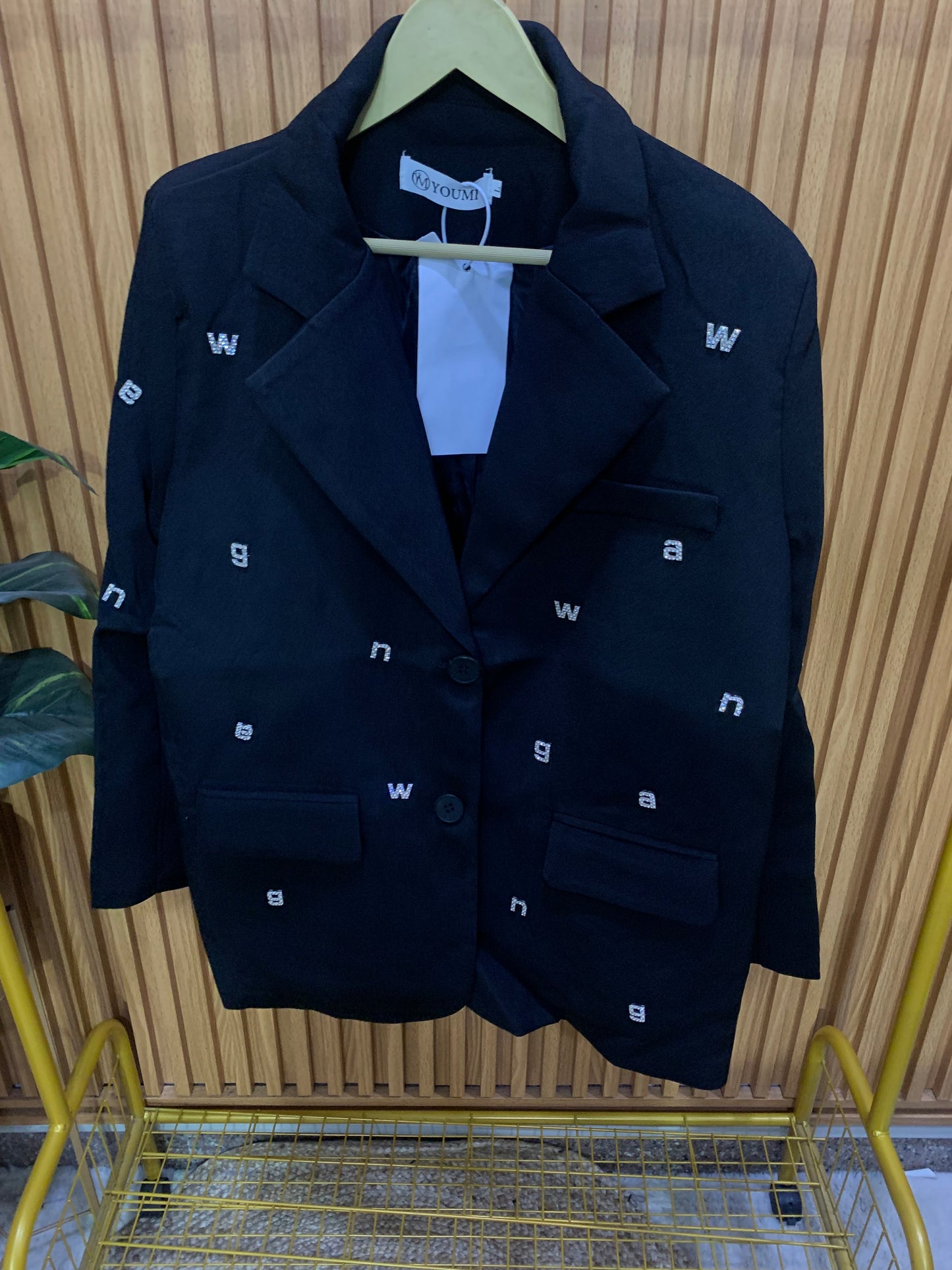 Alphabet Embedded Coat FC1553