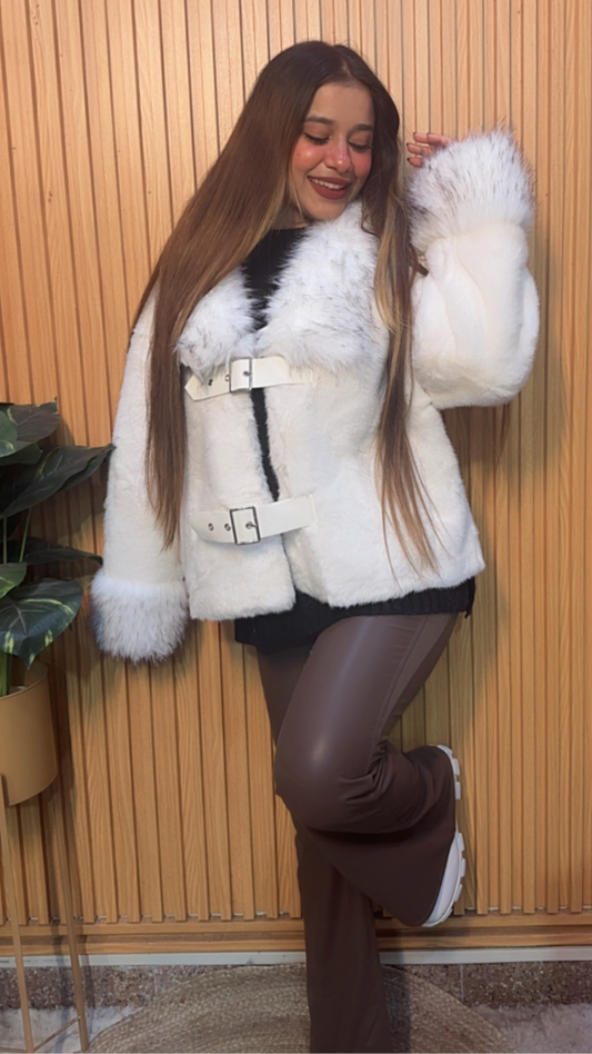 Elegant Furr Collar Coat FC2056