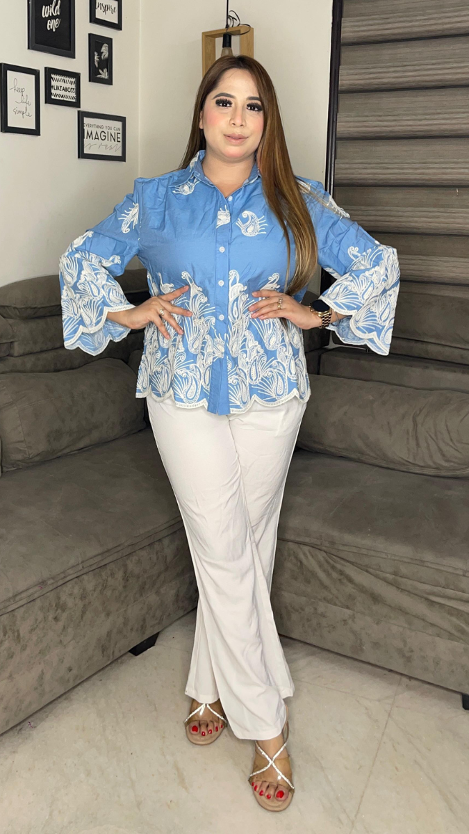 Embroidered Cotton Shirt FC1969