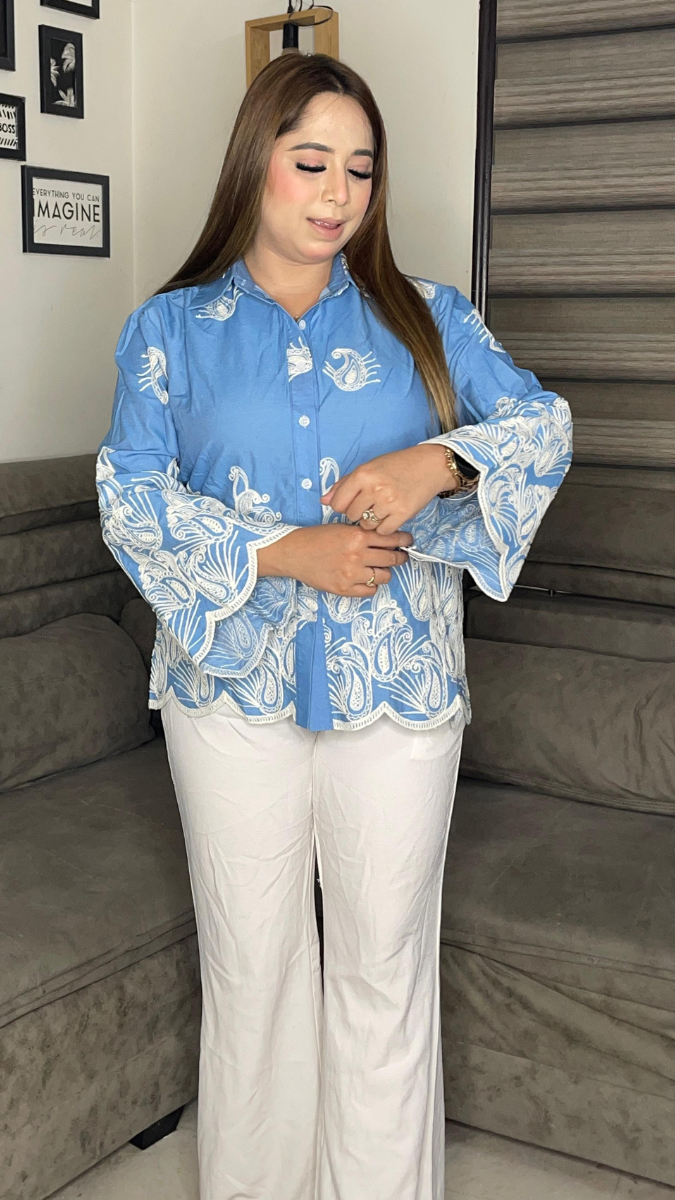 Embroidered Cotton Shirt FC1969