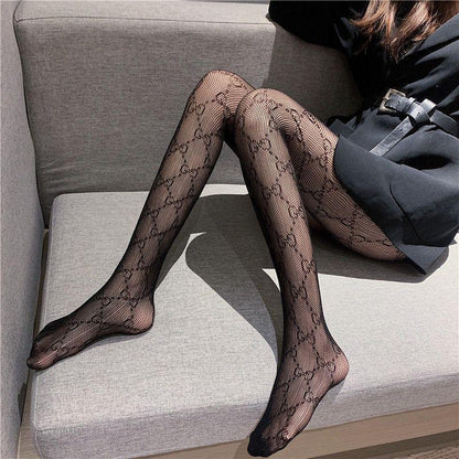 Fc Rhinestone Fishnet Tights