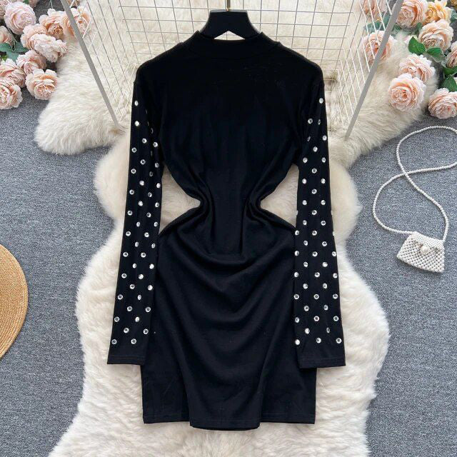 Fc Elegant Rhinestone Women Dress