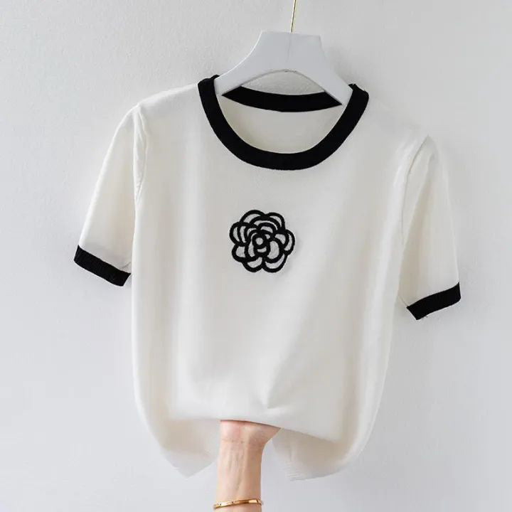 FC Knitting Summer Women T shirt Top