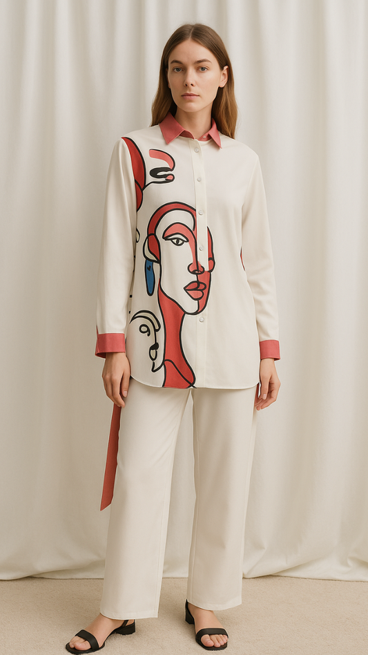 FC Face Print Co-Ord Set