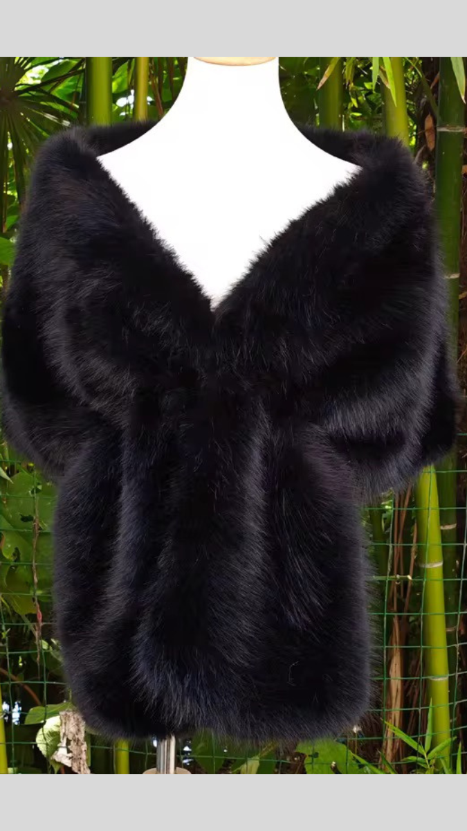Faux Fur Luxury Cape Stole FC2026
