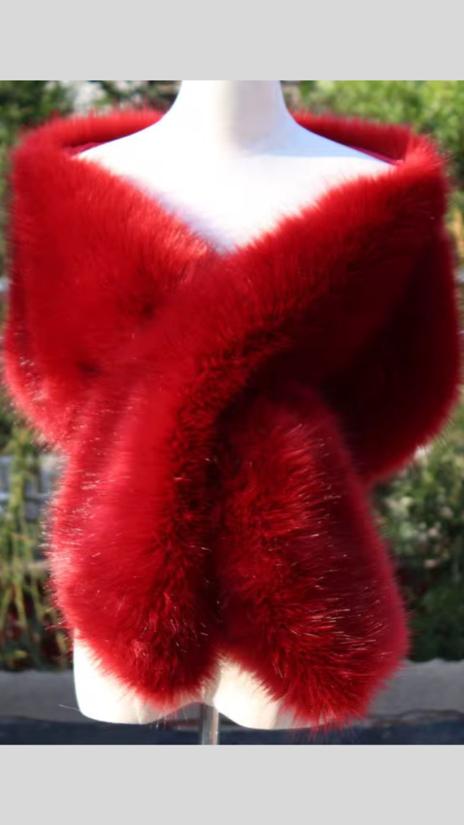 Faux Fur Luxury Cape Stole FC2026
