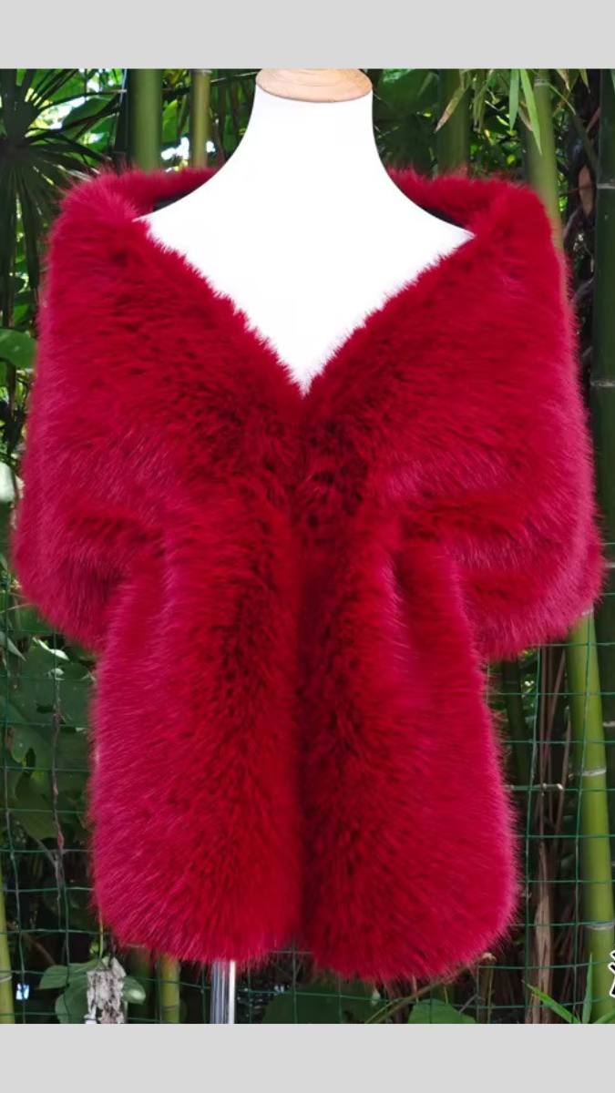 Faux Fur Luxury Cape Stole FC2026