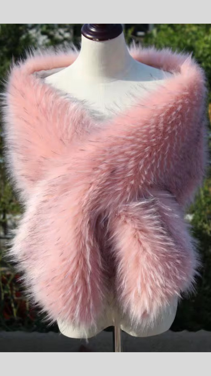 Faux Fur Luxury Cape Stole FC2026