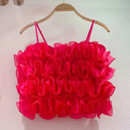 Fc Flower Short Strap Top