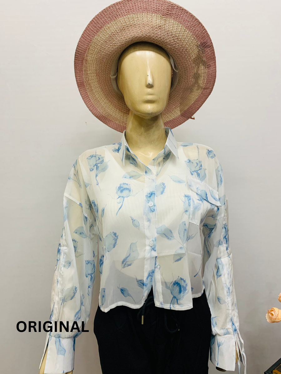 Floral Chiffon Shirt