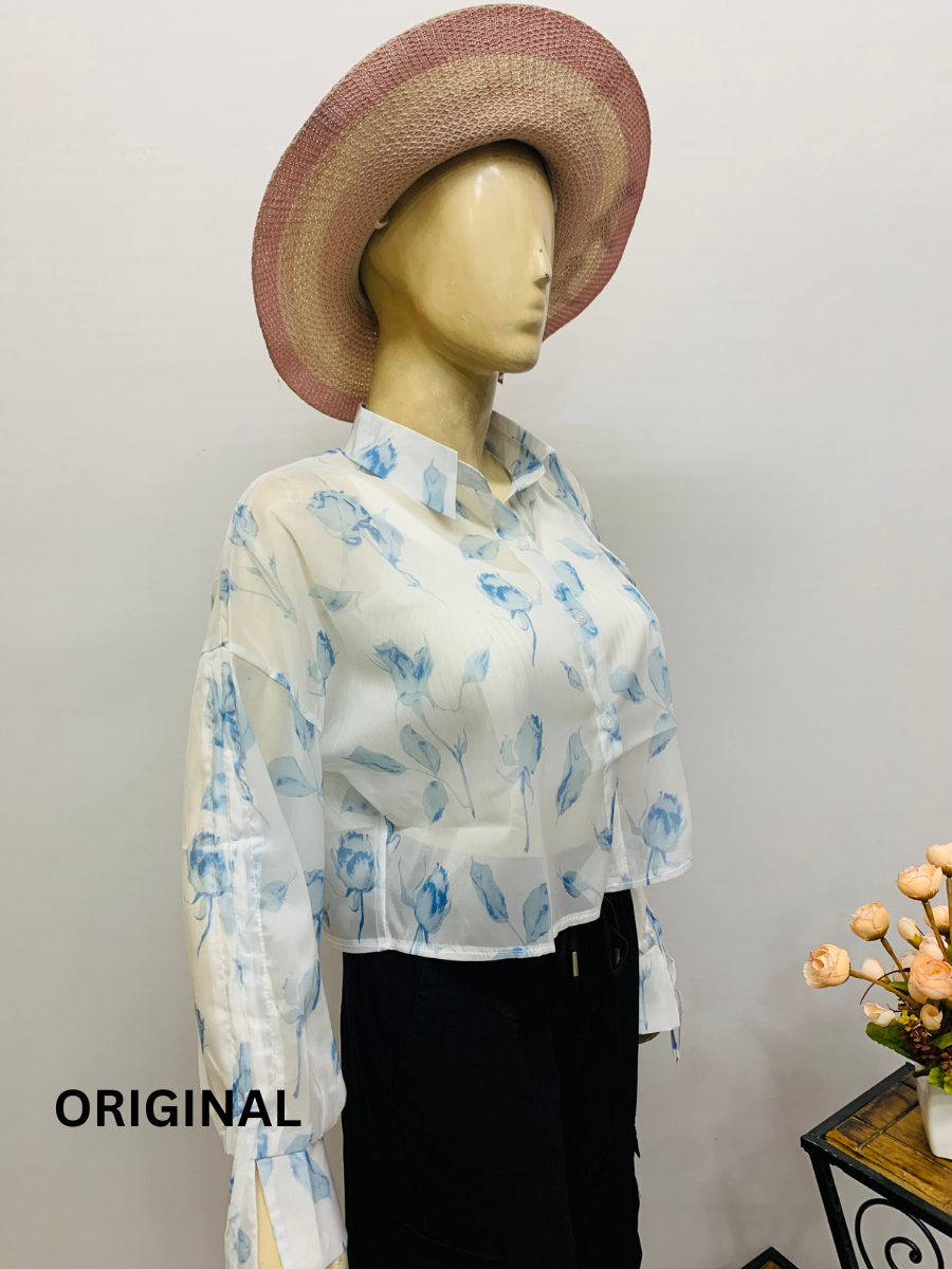 Floral Chiffon Shirt