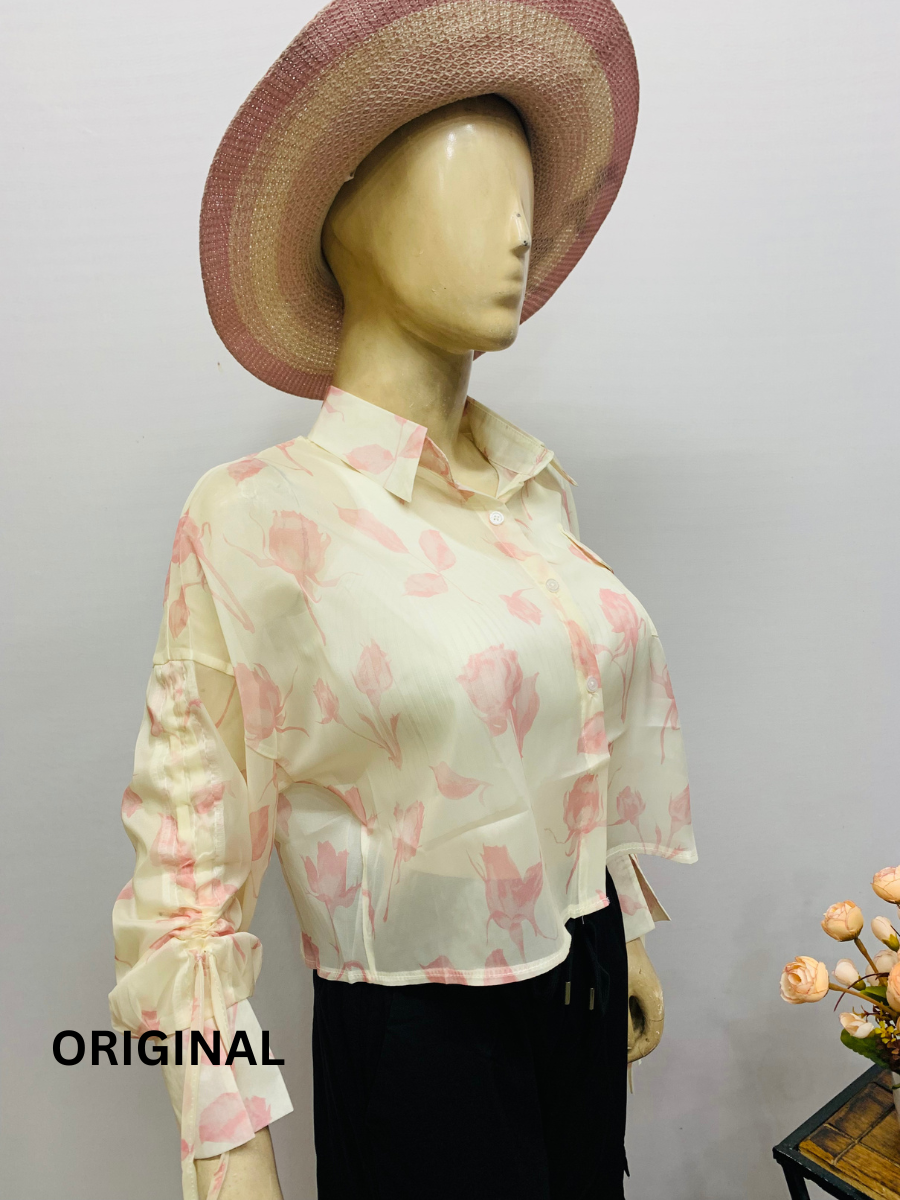 Floral Chiffon Shirt