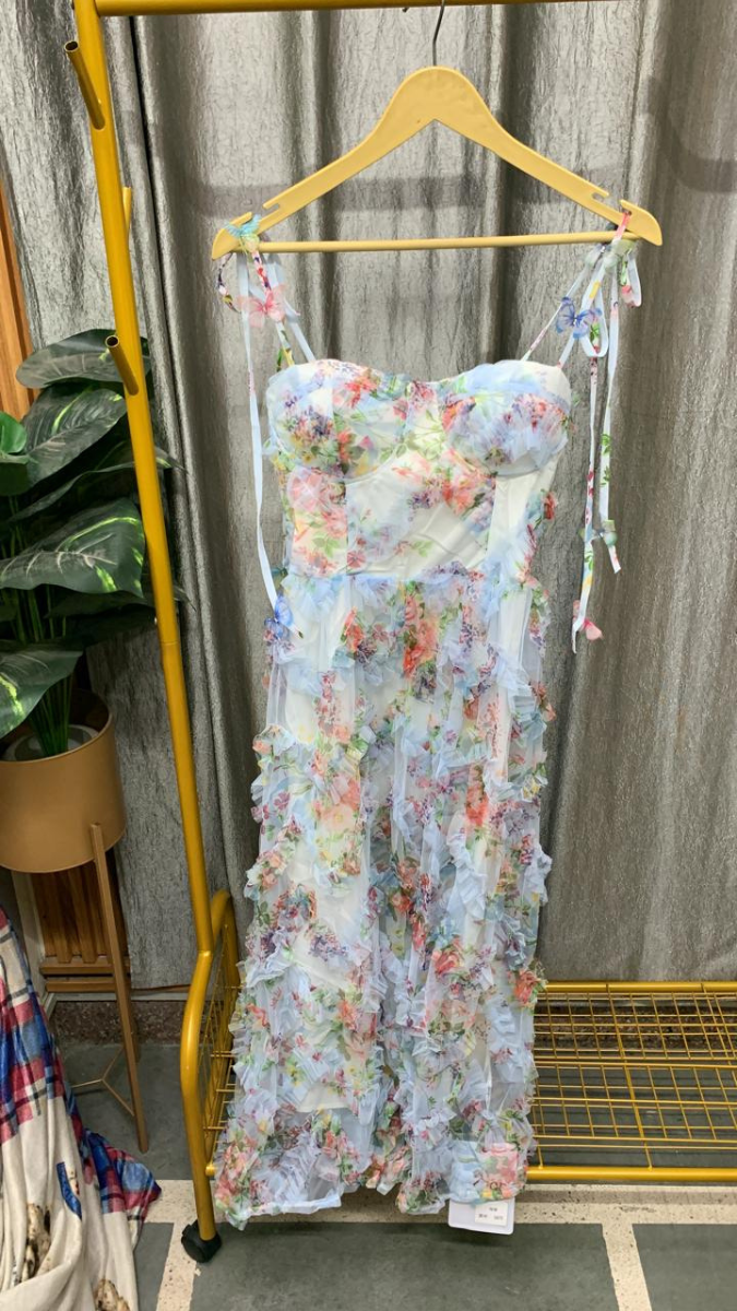 Floral Ruffle Corset Fairy Dress FC2562
